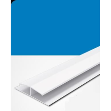 PERFIL JUNÇÃO H EMENDA BRANCO 6 METROS