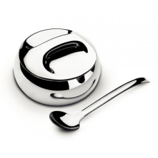 AÇUCAREIRO AÇO INOX C/ COLHER