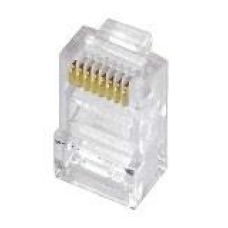 MODULAR PLUG 8X8 RJ45  2 PEÇAS