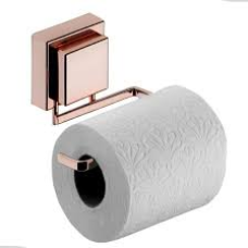SUPORTE PAPEL HIGIÊNICO C/ VENTOSA COBRE - 4055RG DE R$ 92,99 POR