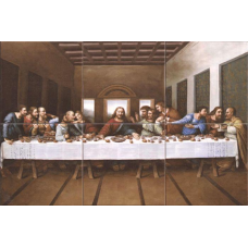 PAINEL 40X60CM SANTA CEIA 6 PEÇAS 20X20CM