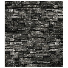 ADESIVO DE PAREDE EM CHAPAS AUTO ADESIVO CINZA 70X76CM DE R$ 25,99 POR