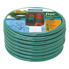 MANGUEIRA JARDIM FLEX C/ ENGATE ROSQUEADO E ESGUICHO 25 METROS