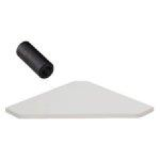 PRATELEIRA DE CANTO KIDS BRANCO 1,5X35X35CM