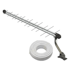 ANTENA EXTERNA LOG 28 ELEMENTOS UHF, HDTV DIGITAL SL-2800 - KIT DE R$ 99,99 POR