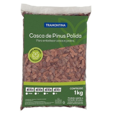 CASCA DE PINUS POLIDA MINI 1KG