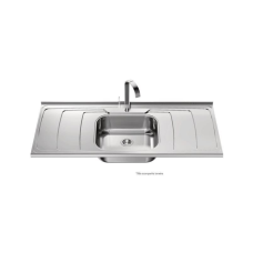 PIA INOX AÇO 430  1,2M X 54,5CM X 135MM ESCORREDOR DUBAI