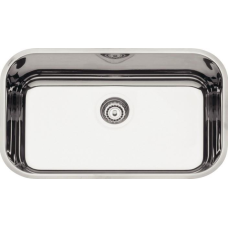 CUBA INOX RETANGULAR 56X34X17CM AB AÇO 304 C/ VÁLVULA