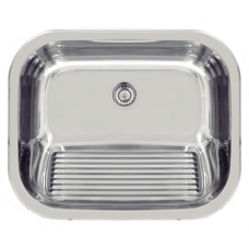 LAVANDERIA INOX 304 ENCAIXE 50X40 AB C/ VÁLVULA - POLIDA