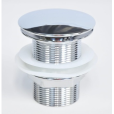 VÁLVULA LAVATÓRIO METAL LONGA S/ LADRÃO CLIC REDONDA GRANDE DE R$ 79,99 POR