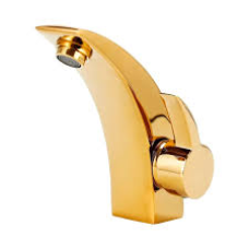 TORNEIRA LAVATÓRIO SHARK MISTURADOR MONOCOMANDO DOURADO - KE-7061 DE R$ 199,99 POR