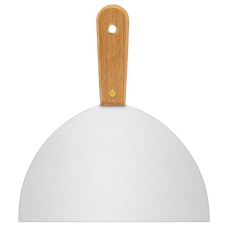 ESPÁTULA DE AÇO INOX 867 20CM CABO DE MADEIRA