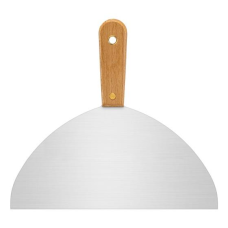 ESPÁTULA DE AÇO INOX 867 25CM CABO DE MADEIRA