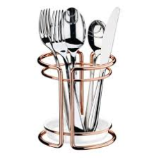 SUPORTE P/ UTENSÍLIOS E TALHERES COBRE DE R$ 99,99 POR